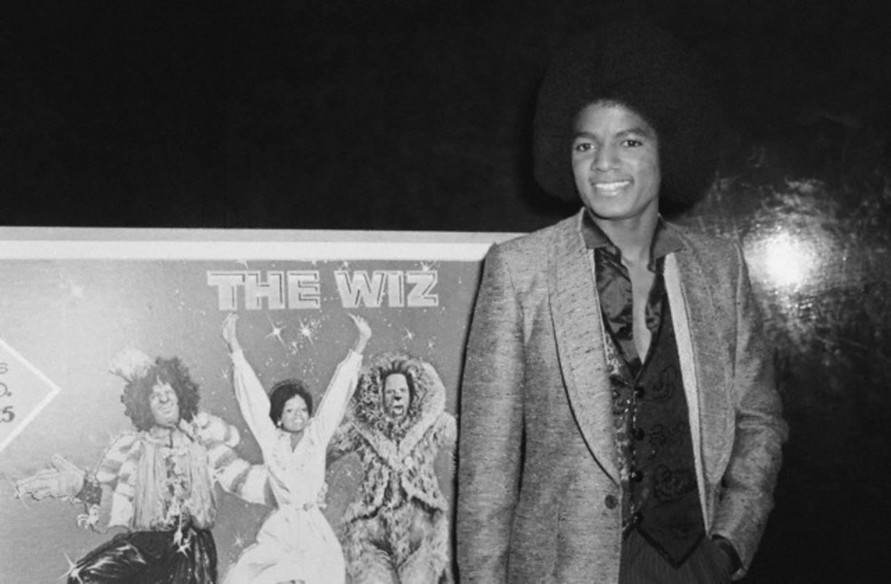 Michael made his acting debut with The Wiz in 1978. This picture was clicked at the premiere of the film